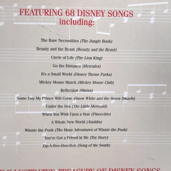 Disney Song Book - Picture 3 of 11